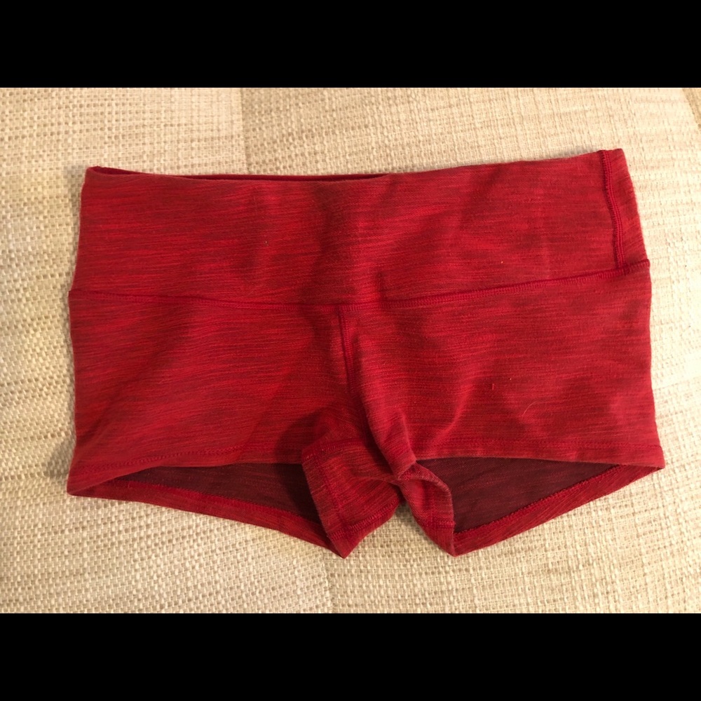 Lulu red boogie shorts